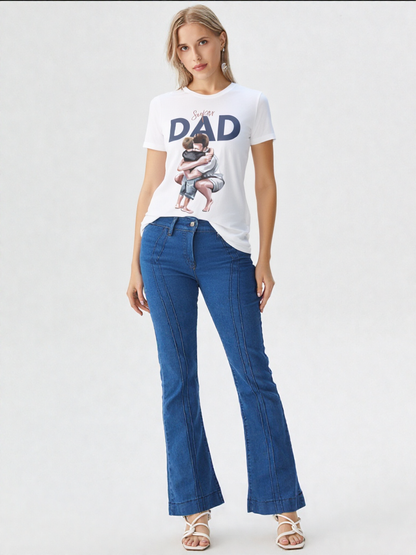 GenZudio “Super Dad” Premium Women’s Graphic Tee