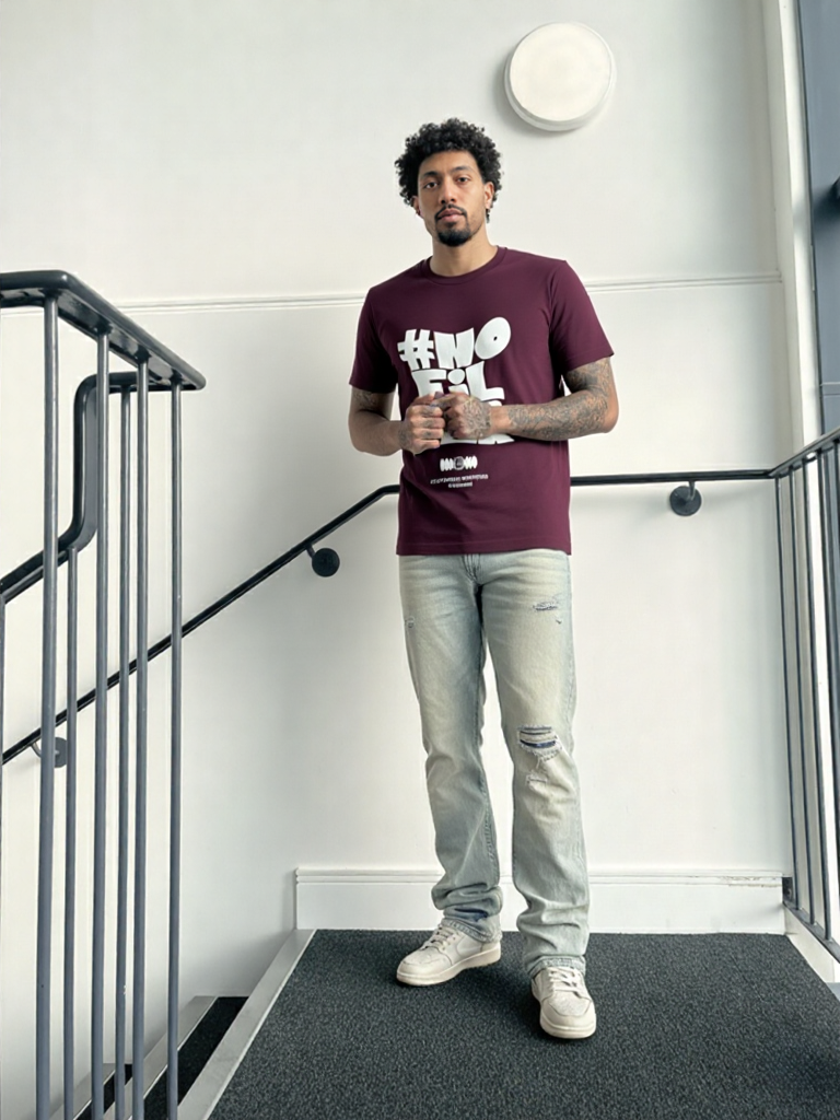 GenZudio Premium Men’s Round Neck Graphic T-Shirt