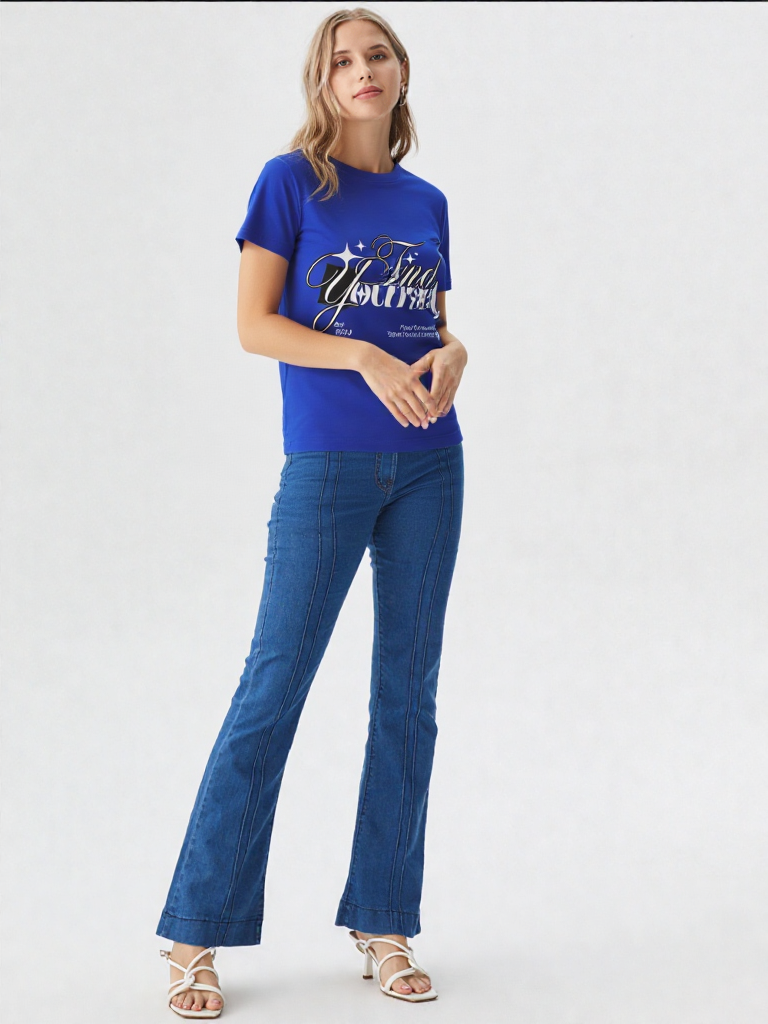 GenZudio “Find Yourself” Women’s Premium Graphic Tee