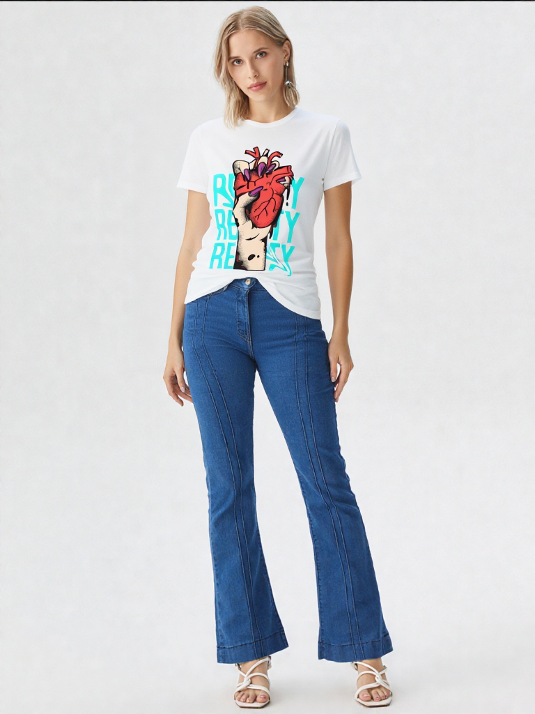 GenZudio “Reality Grip” Premium Women’s Graphic Tee