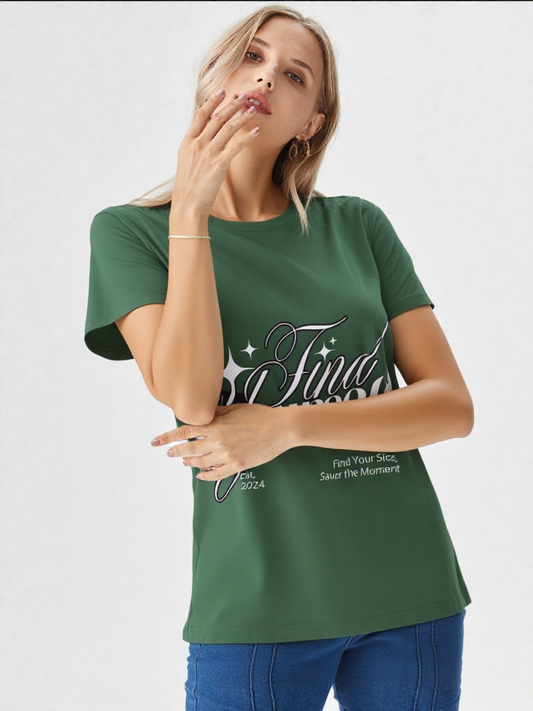 GenZudio “Find Yourself” Women’s Premium Graphic Tee