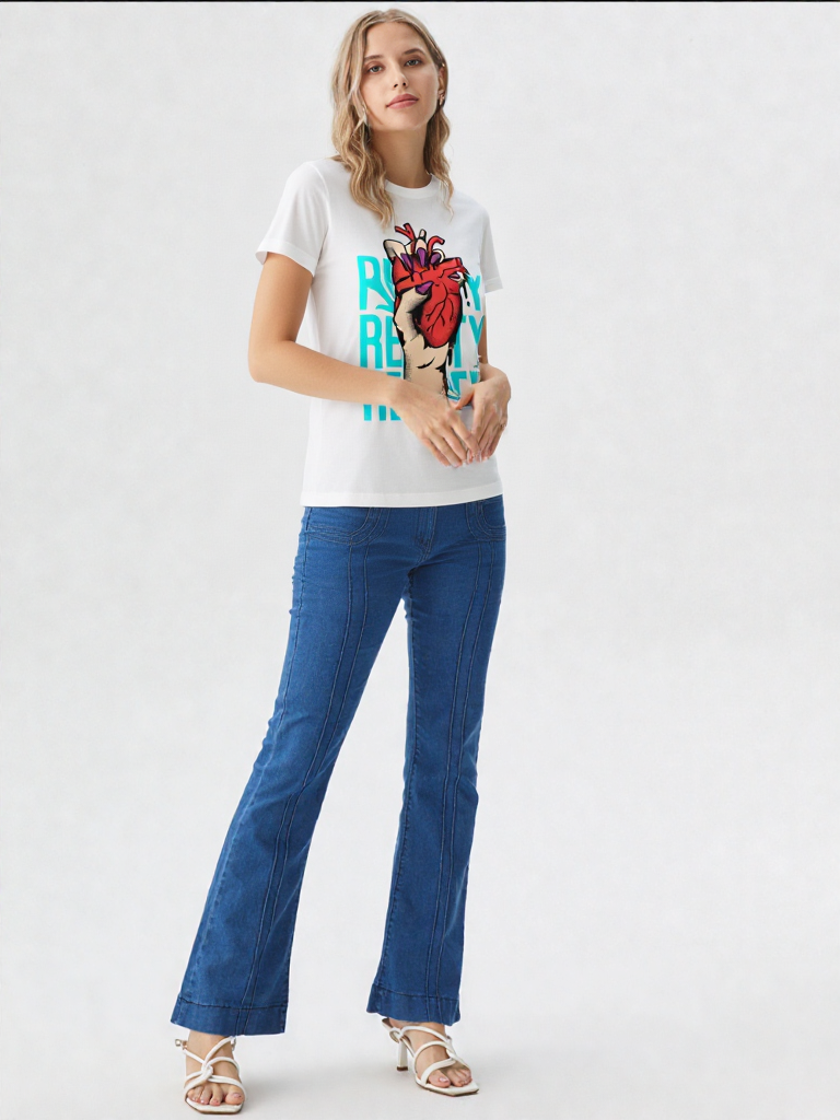 GenZudio “Reality Grip” Premium Women’s Graphic Tee