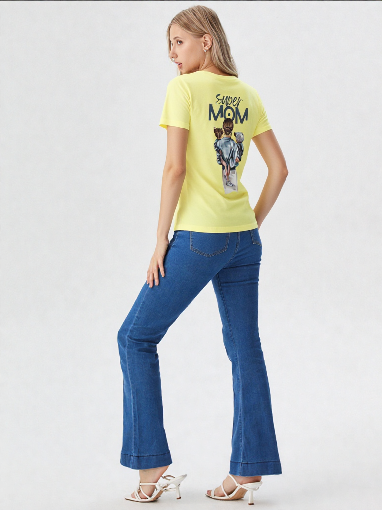 GenZudio “Super Mom” Premium Women’s Graphic Tee