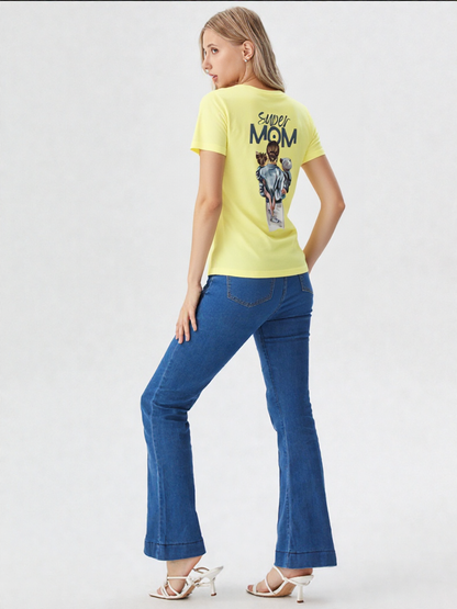 GenZudio “Super Mom” Premium Women’s Graphic Tee