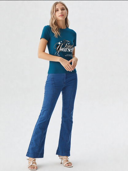 GenZudio “Find Yourself” Women’s Premium Graphic Tee