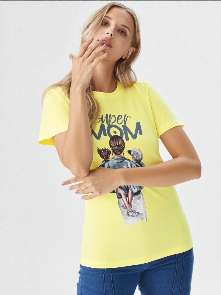 GenZudio “Super Mom” Premium Women’s Graphic Tee