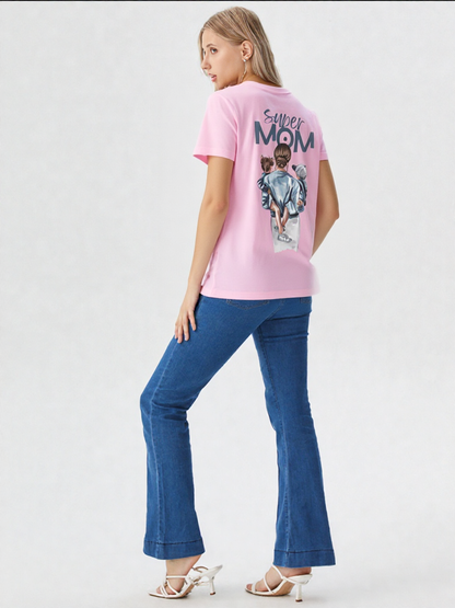 GenZudio “Super Mom” Premium Women’s Graphic Tee