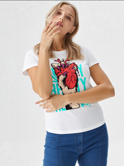 GenZudio “Reality Grip” Premium Women’s Graphic Tee