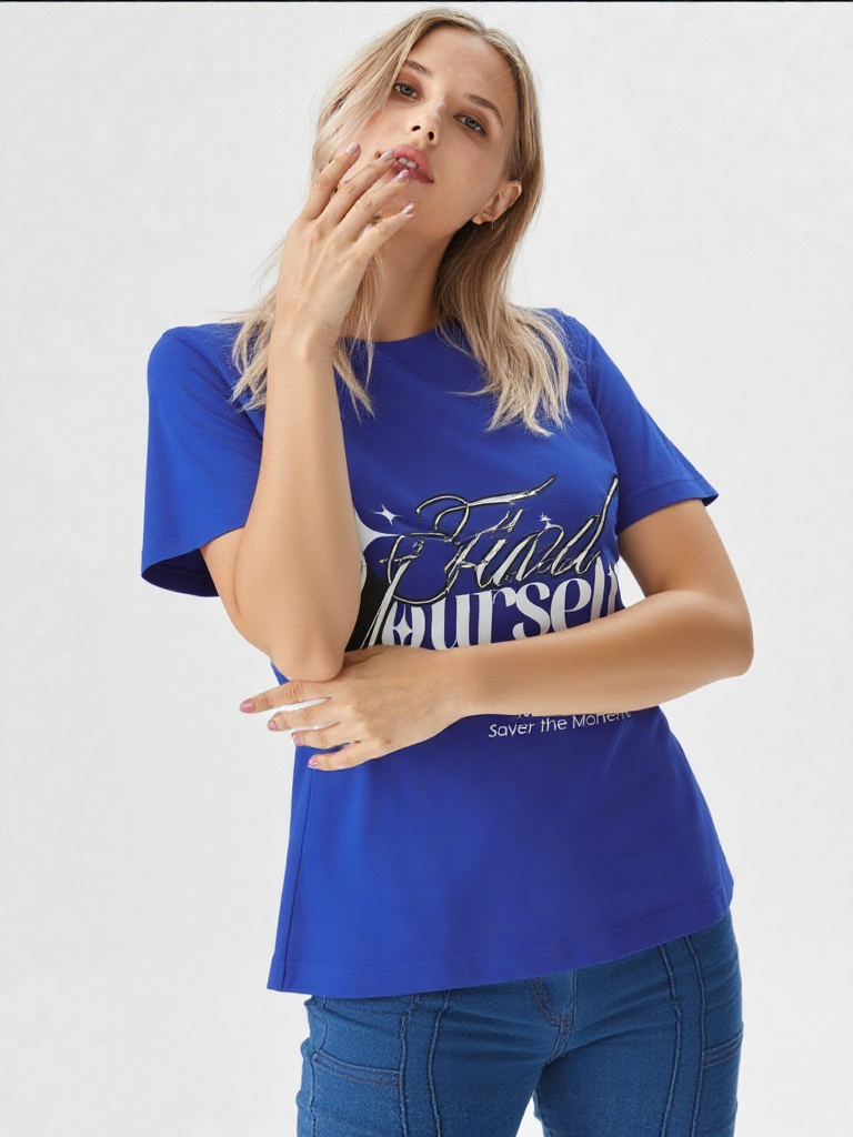 GenZudio “Find Yourself” Women’s Premium Graphic Tee