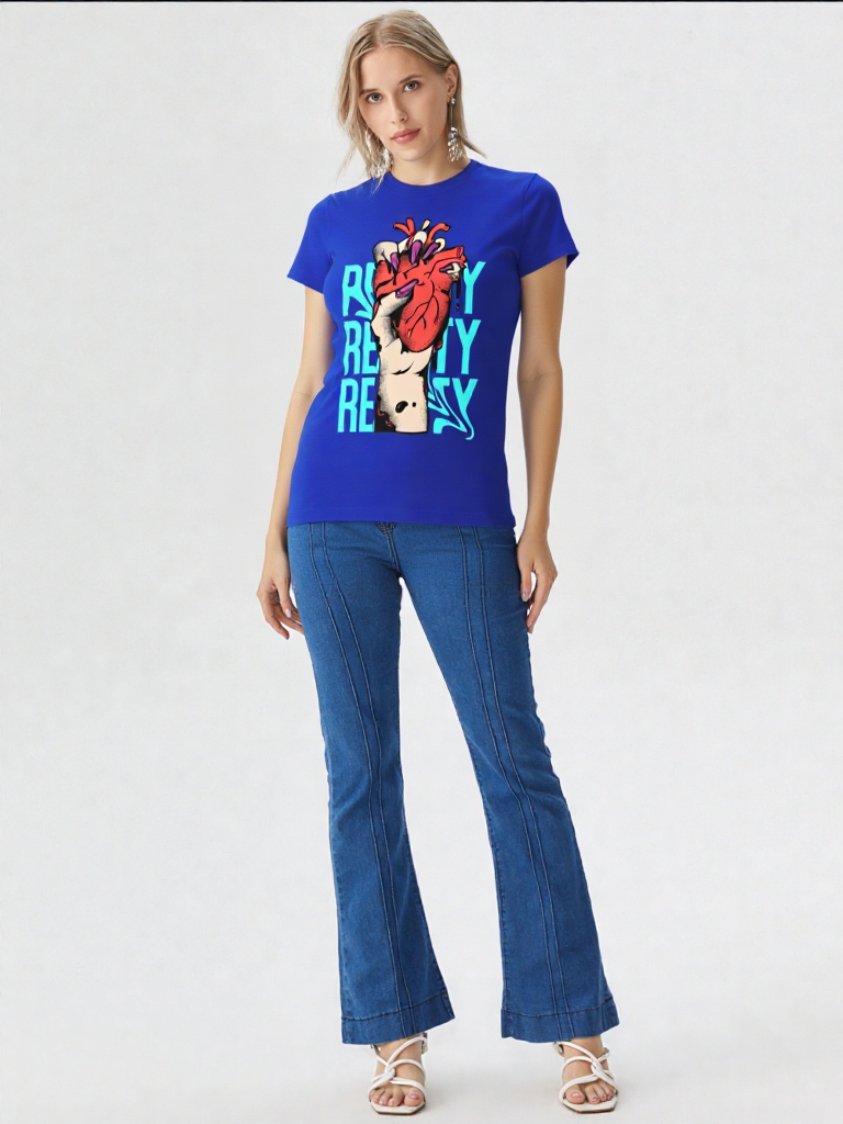 GenZudio “Reality Grip” Premium Women’s Graphic Tee