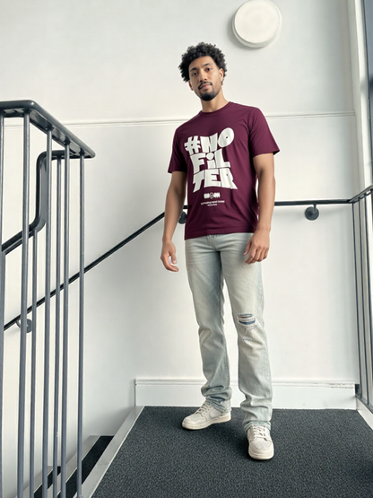 GenZudio Premium Men’s Round Neck Graphic T-Shirt