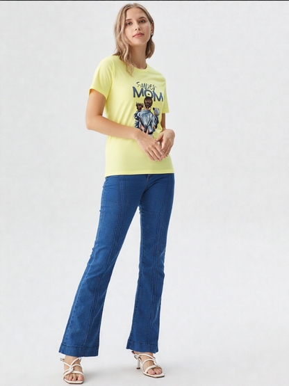 GenZudio “Super Mom” Premium Women’s Graphic Tee